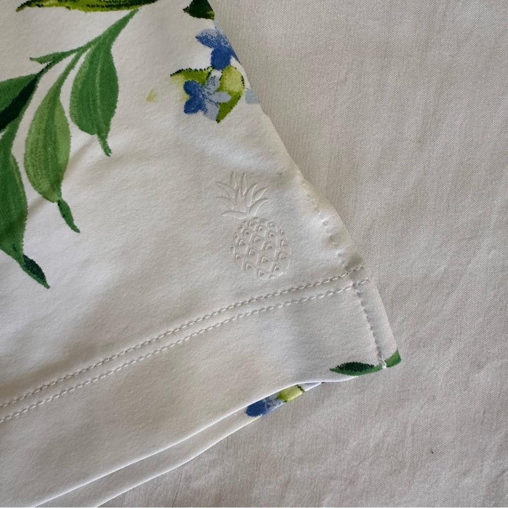 NEW Tommy Bahama Floral Mini Skirt Skort in White, Green and Blue. Medium. Golf - Picture 9 of 12